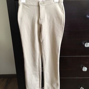 Girl’s Tan Cat&Jack Uniform Pants Sz 6